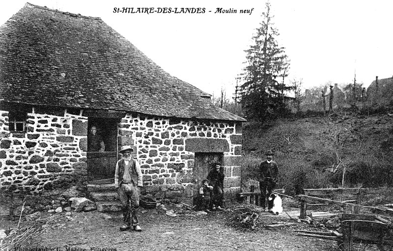 Moulin de Saint-Hilaire-des-Landes (Bretagne).