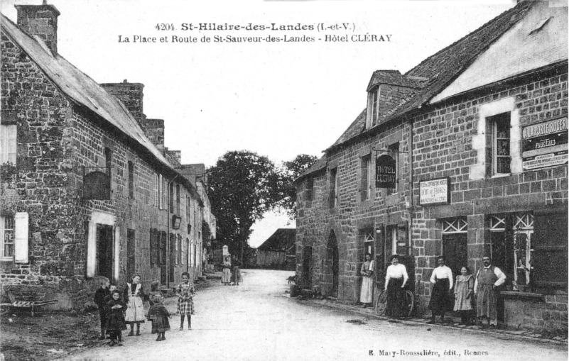 Ville de Saint-Hilaire-des-Landes (Bretagne).