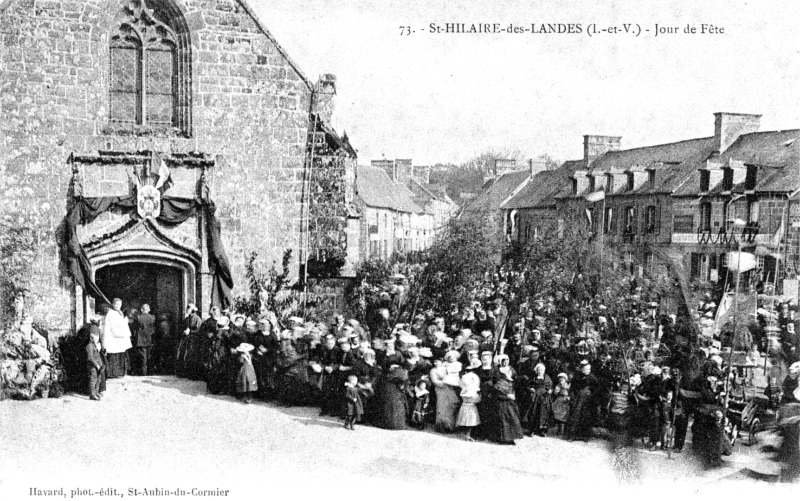 Ville de Saint-Hilaire-des-Landes (Bretagne).