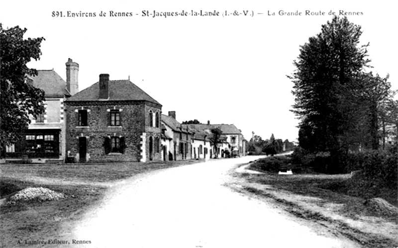 Ville de Saint-Jacques-de-la-Lande (Bretagne).