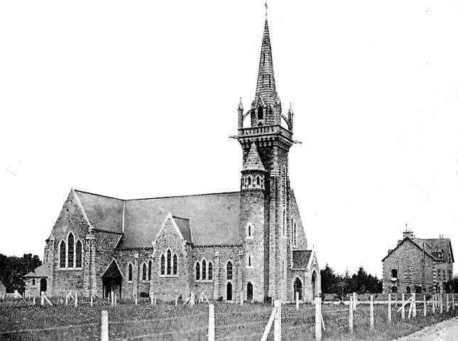 Eglise de Saint-Jacut-de-la-Mer (Bretagne).
