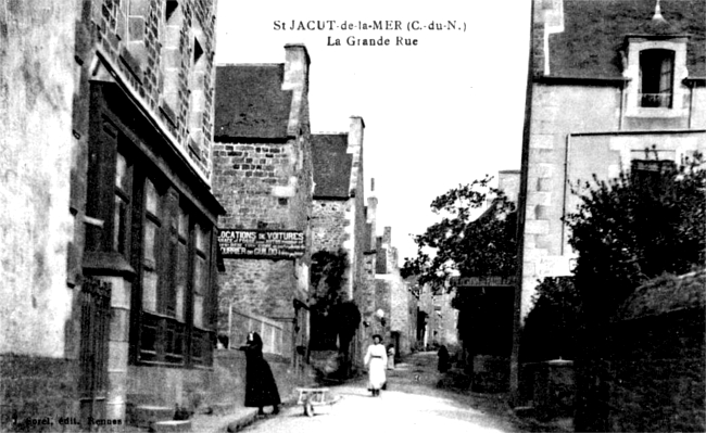 Ville de Saint-Jacut-de-la-Mer (Bretagne).
