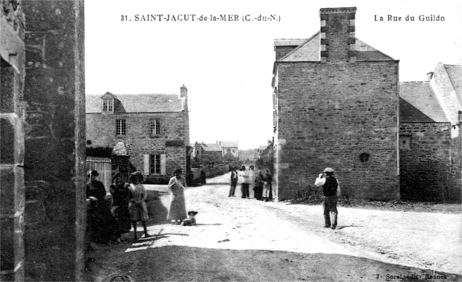Ville de Saint-Jacut-de-la-Mer (Bretagne).