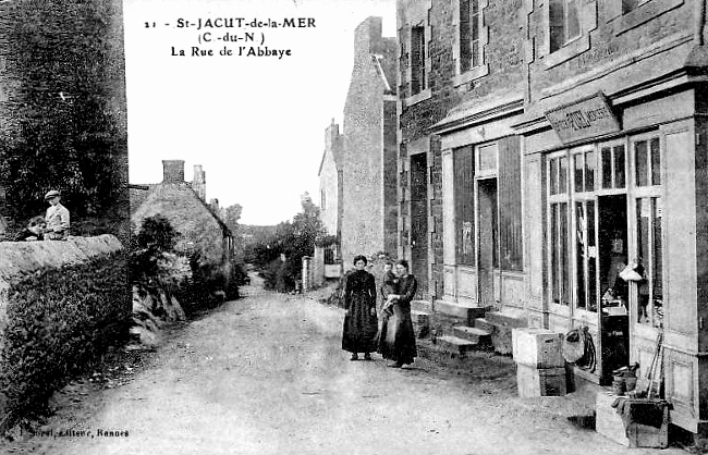 Ville de Saint-Jacut-de-la-Mer (Bretagne).