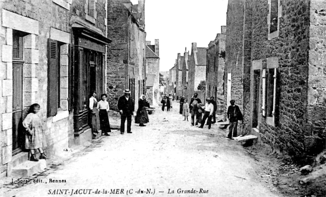 Ville de Saint-Jacut-de-la-Mer (Bretagne).