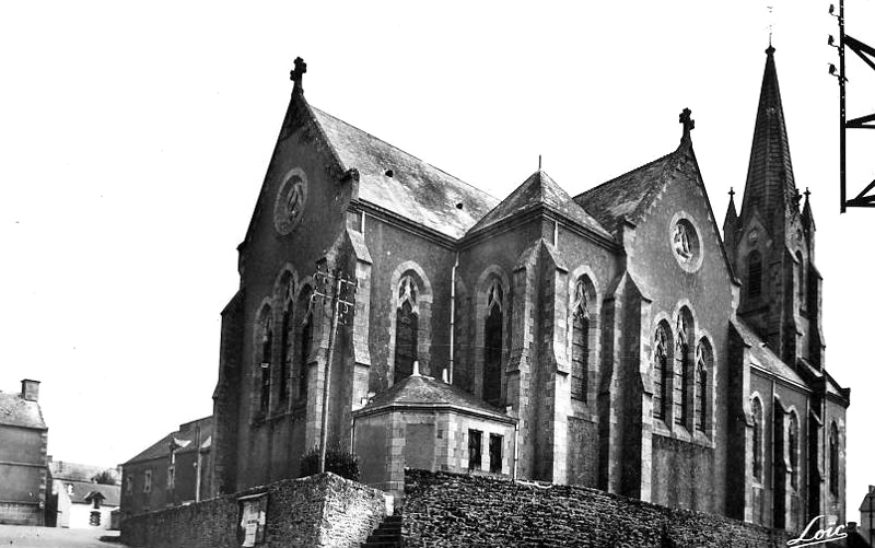 Eglise de Saint-Jacut-les-Pins (Bretagne).