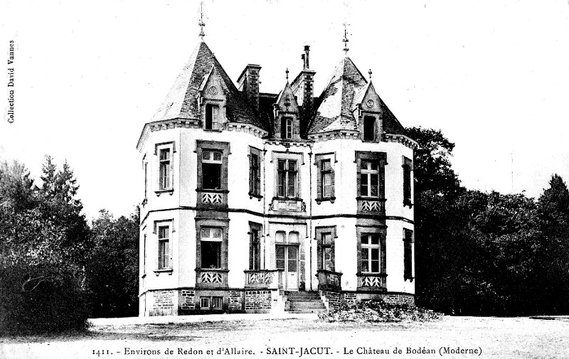 Chteau de Saint-Jacut-les-Pins (Bretagne).