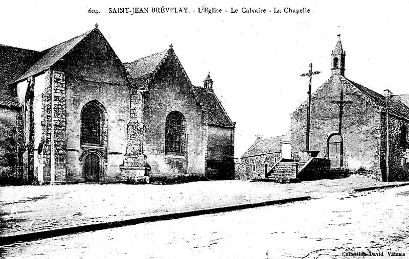 Eglise de Saint-Jean-Brévelay (Bretagne).