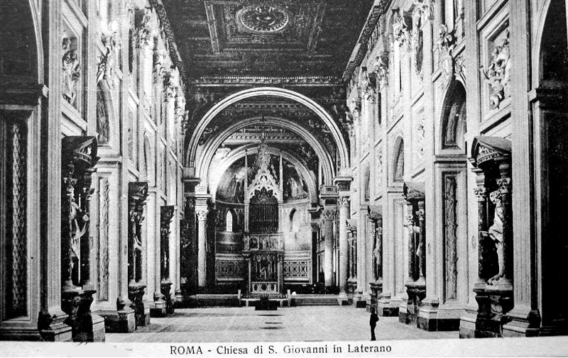 La basilique Saint-Jean-de-Latran (Rome).