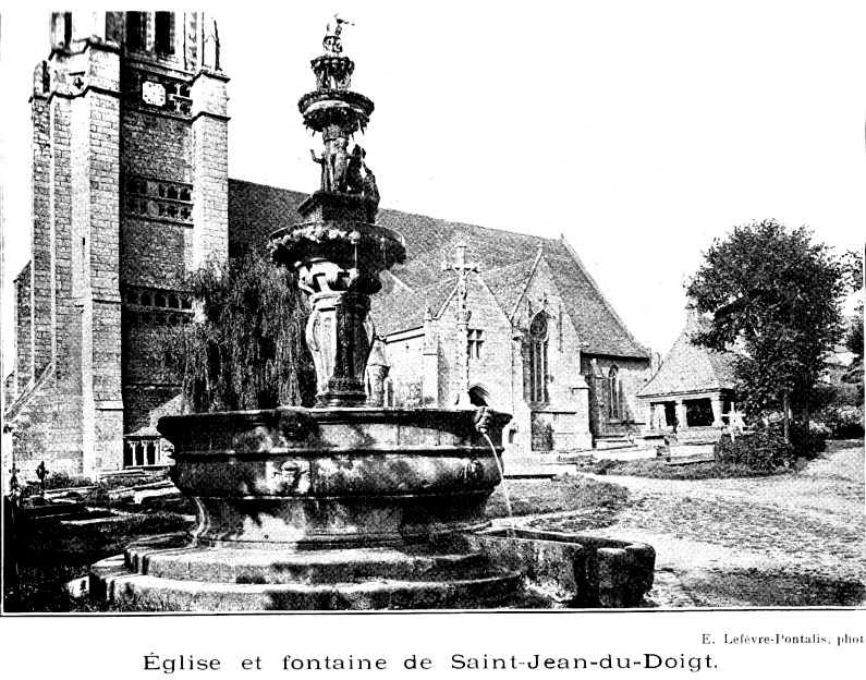 Fontaine de Saint-Jean-du-Doigt (Bretagne).