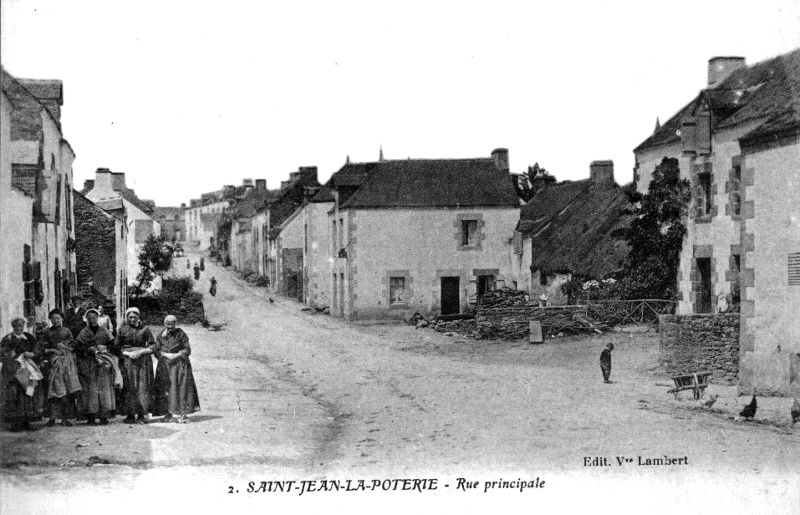 Ville de Saint-Jean-la-Poterie (Bretagne).