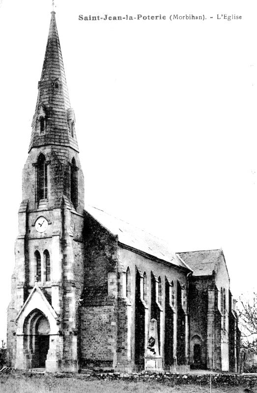 Eglise de Saint-Jean-la-Poterie (Bretagne).