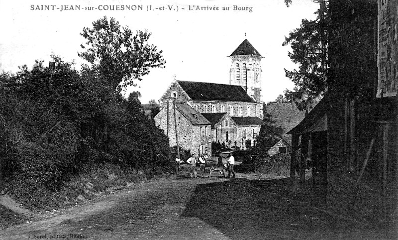 Ville de Saint-Jean-sur-Couesnon (Bretagne).