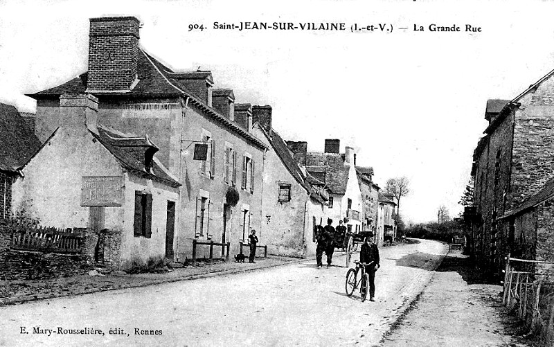 Ville de Saint-Jean-sur-Vilaine (Bretagne).