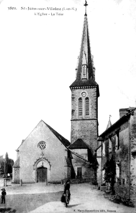 Eglise de Saint-Jean-sur-Vilaine (Bretagne).