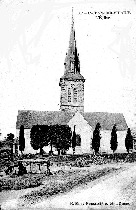 Eglise de Saint-Jean-sur-Vilaine (Bretagne).