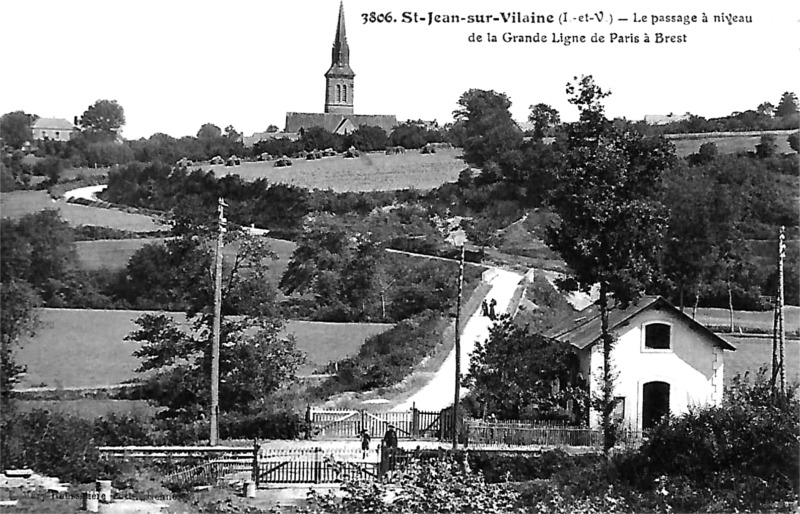 Ville de Saint-Jean-sur-Vilaine (Bretagne).