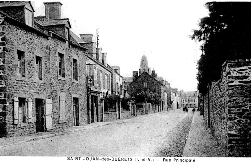 Ville de Saint-Jouan-des-Gurets (Bretagne).