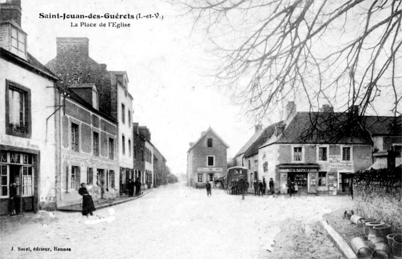 Ville de Saint-Jouan-des-Gurets (Bretagne).