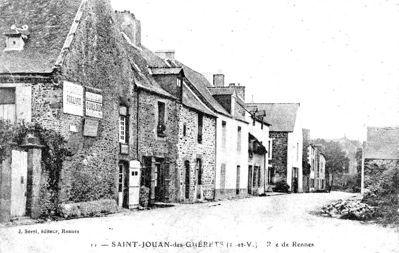 Ville de Saint-Jouan-des-Gurets (Bretagne).