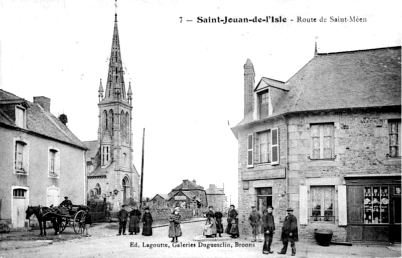 Ville de Saint-Jouan-de-l'Isle (Bretagne).