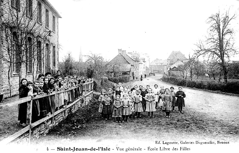 Ville de Saint-Jouan-de-l'Isle (Bretagne).