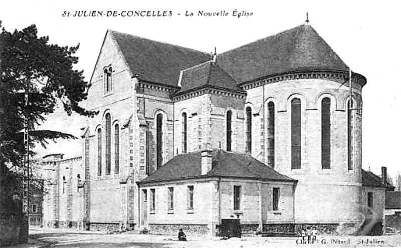 Nouvelle glise de Saint-Julien-de-Concelles (Bretagne).