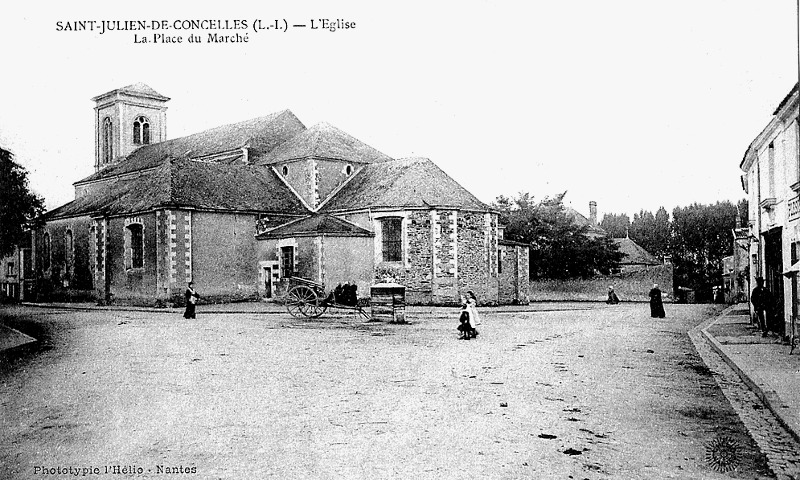Ancienne glise de Saint-Julien-de-Concelles (Bretagne).