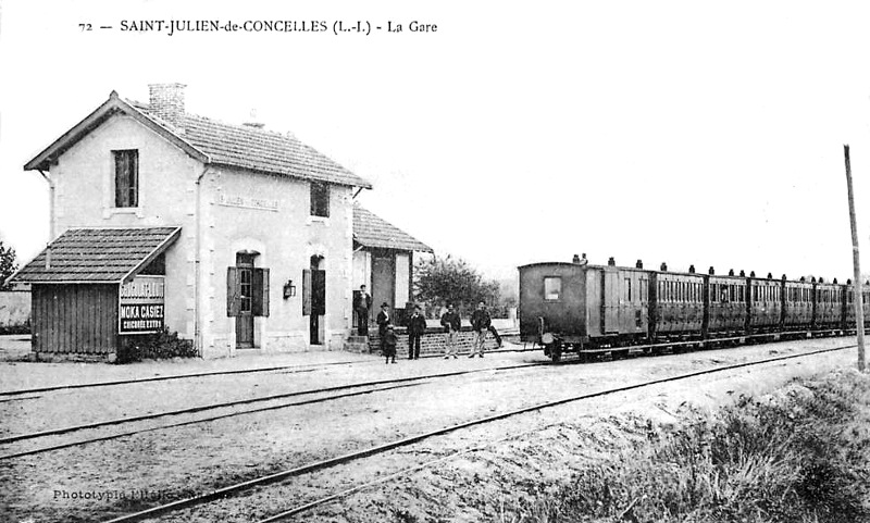 Gare de Saint-Julien-de-Concelles (Bretagne).