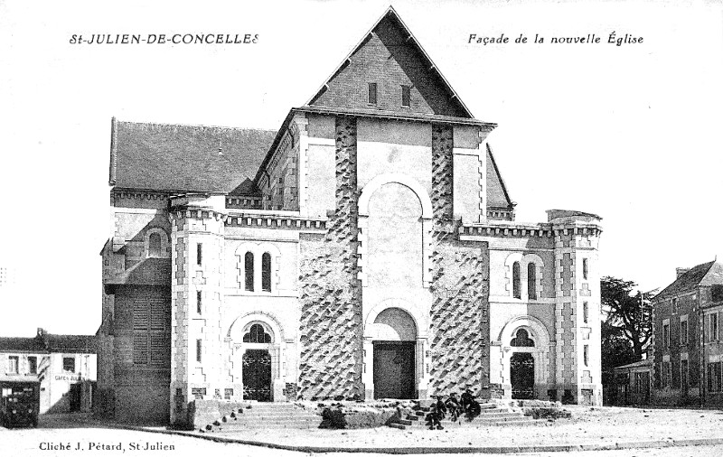 Nouvelle glise de Saint-Julien-de-Concelles (Bretagne).