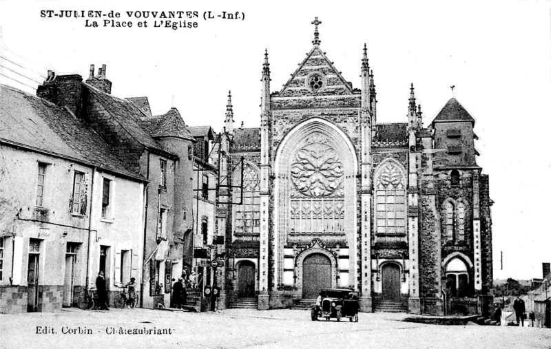 Eglise de Saint-Julien-de-Vouvantes (anciennement en Bretagne).