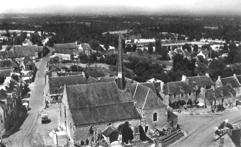 Ville de Saint-Juvat (Bretagne).