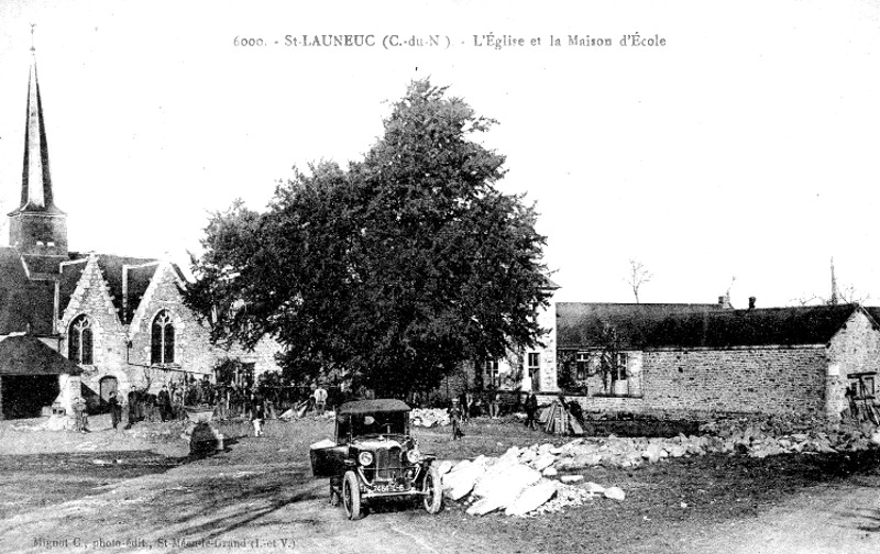 Ville de Saint-Launeuc (Bretagne).