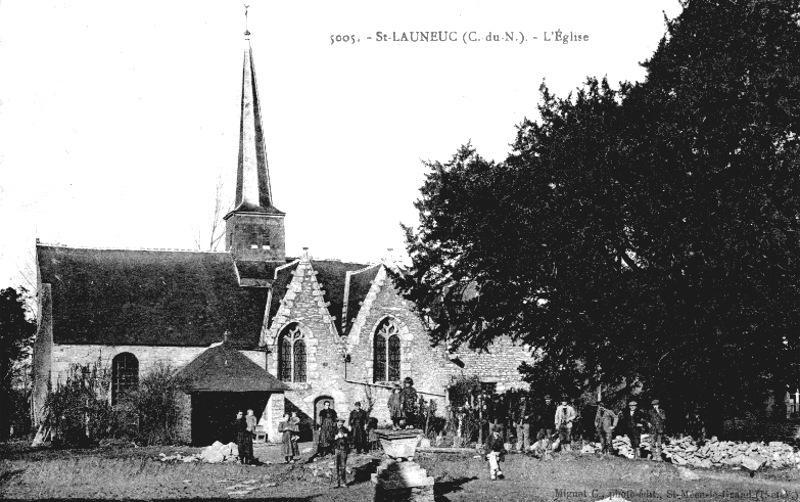 Ville de Saint-Launeuc (Bretagne).