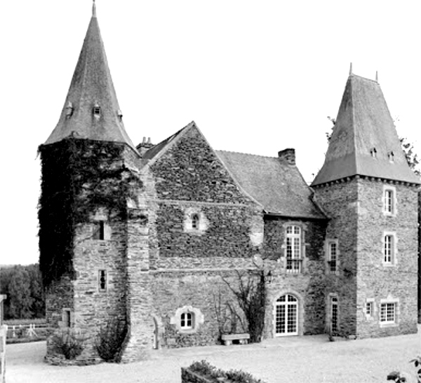 Chteau de Beaumont  Saint-Laurent-sur-Oust (Bretagne).