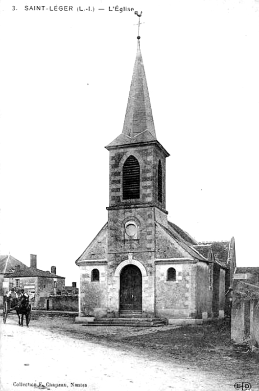 Eglise de Saint-Lger-les-Vignes (Bretagne).