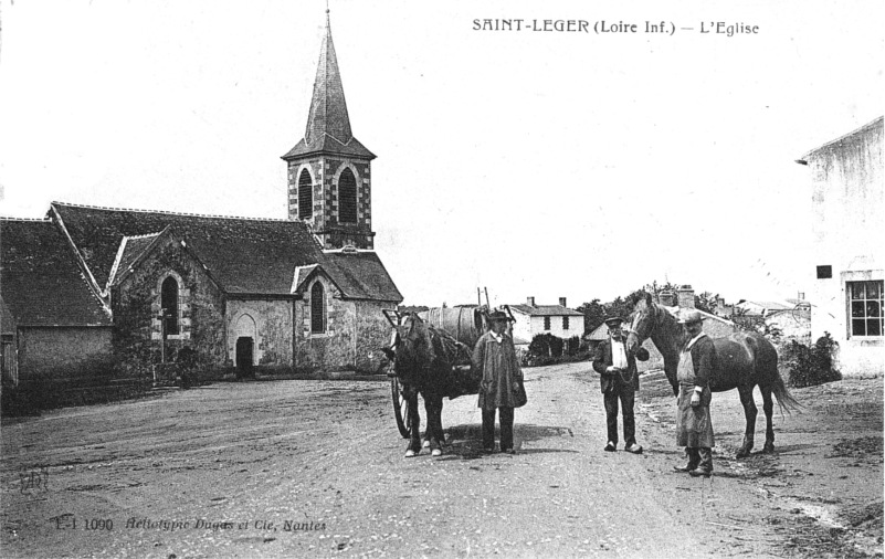 Ville de Saint-Lger-les-Vignes (Bretagne).