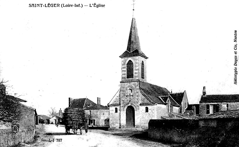 Ville de Saint-Lger-les-Vignes (Bretagne).