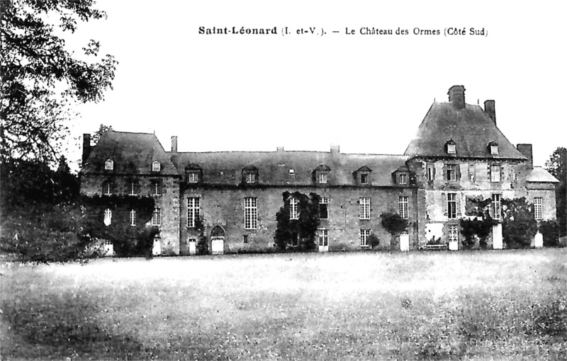 Chteau des Ormes  Saint-Lonard (Bretagne).