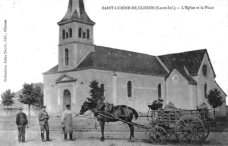 L'église de Saint-Lumine-de-Clisson (Bretagne).