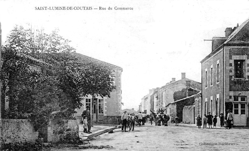 Ville de Saint-Lumine-de-Coutais (Bretagne).