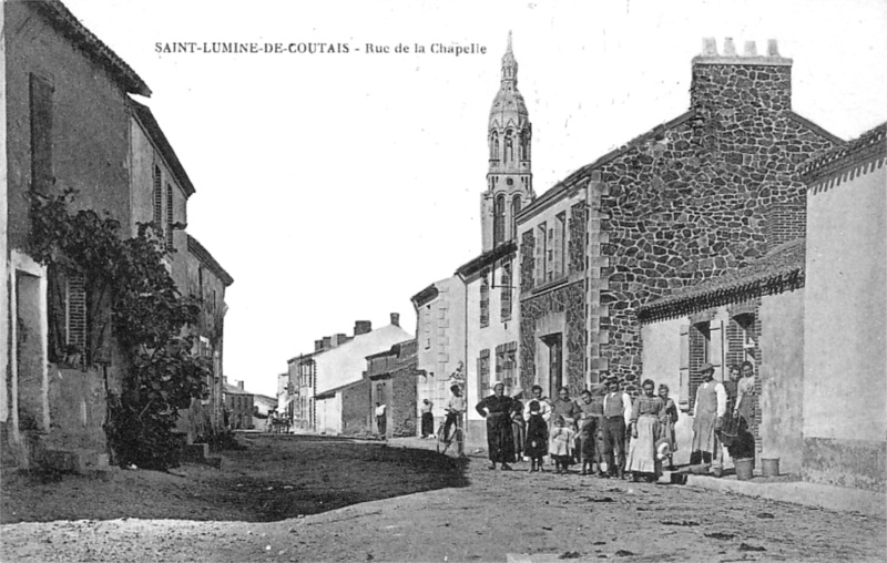 Ville de Saint-Lumine-de-Coutais (Bretagne).