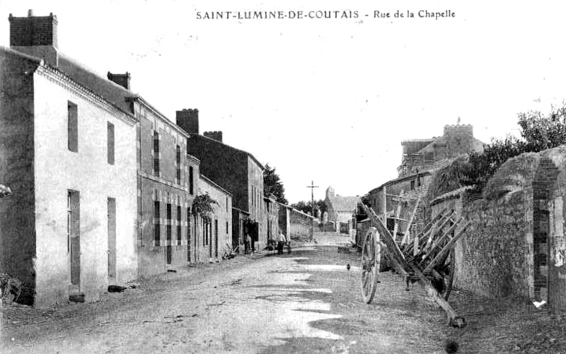 Ville de Saint-Lumine-de-Coutais (Bretagne).