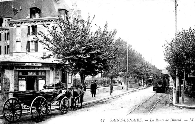 Ville de Saint-Lunaire (Bretagne).