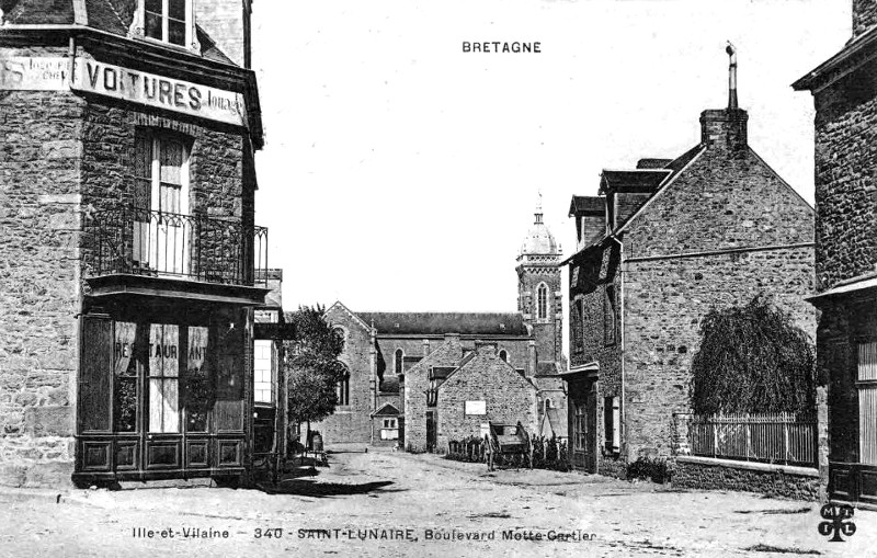 Ville de Saint-Lunaire (Bretagne).