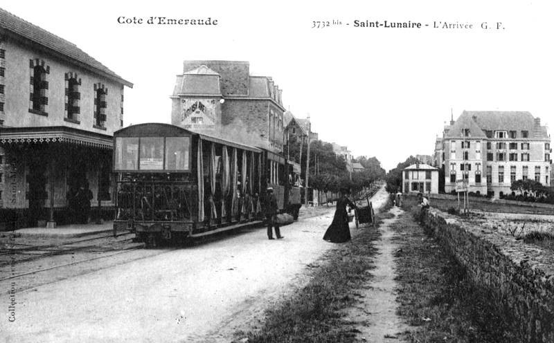 Ville de Saint-Lunaire (Bretagne).