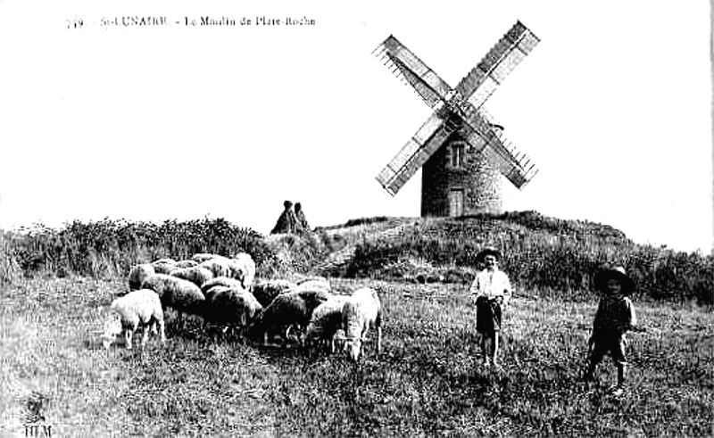 Moulin de Saint-Lunaire (Bretagne).