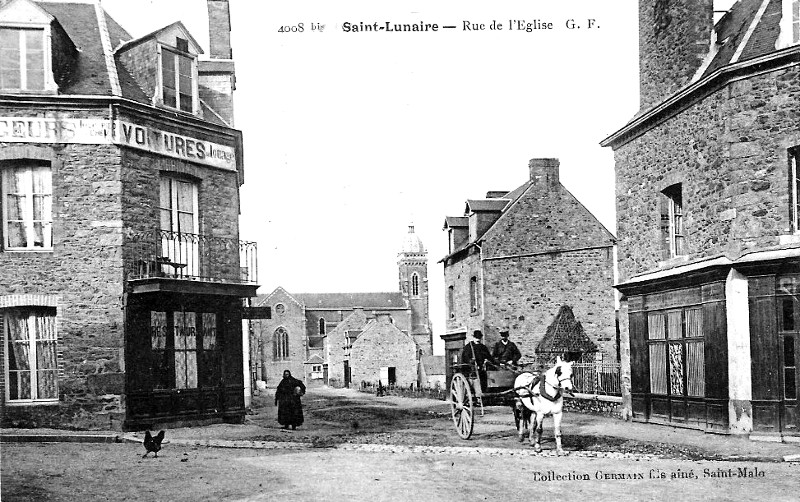 Ville de Saint-Lunaire (Bretagne).