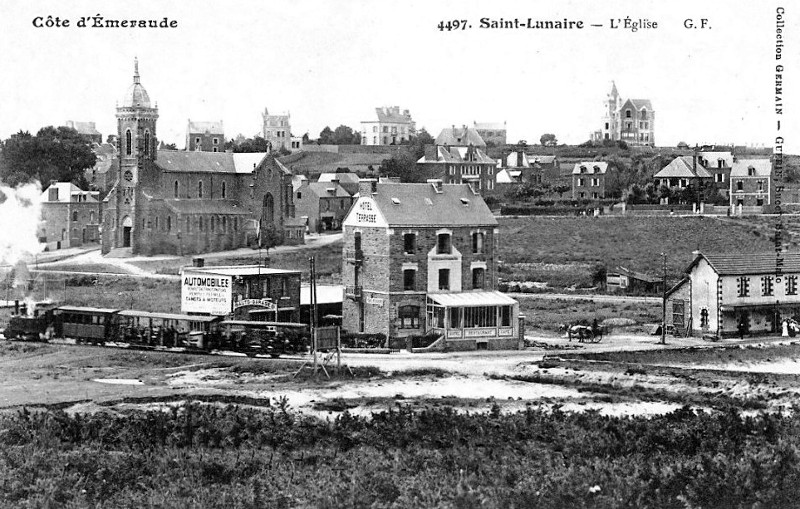 Ville de Saint-Lunaire (Bretagne).