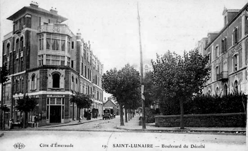 Ville de Saint-Lunaire (Bretagne).